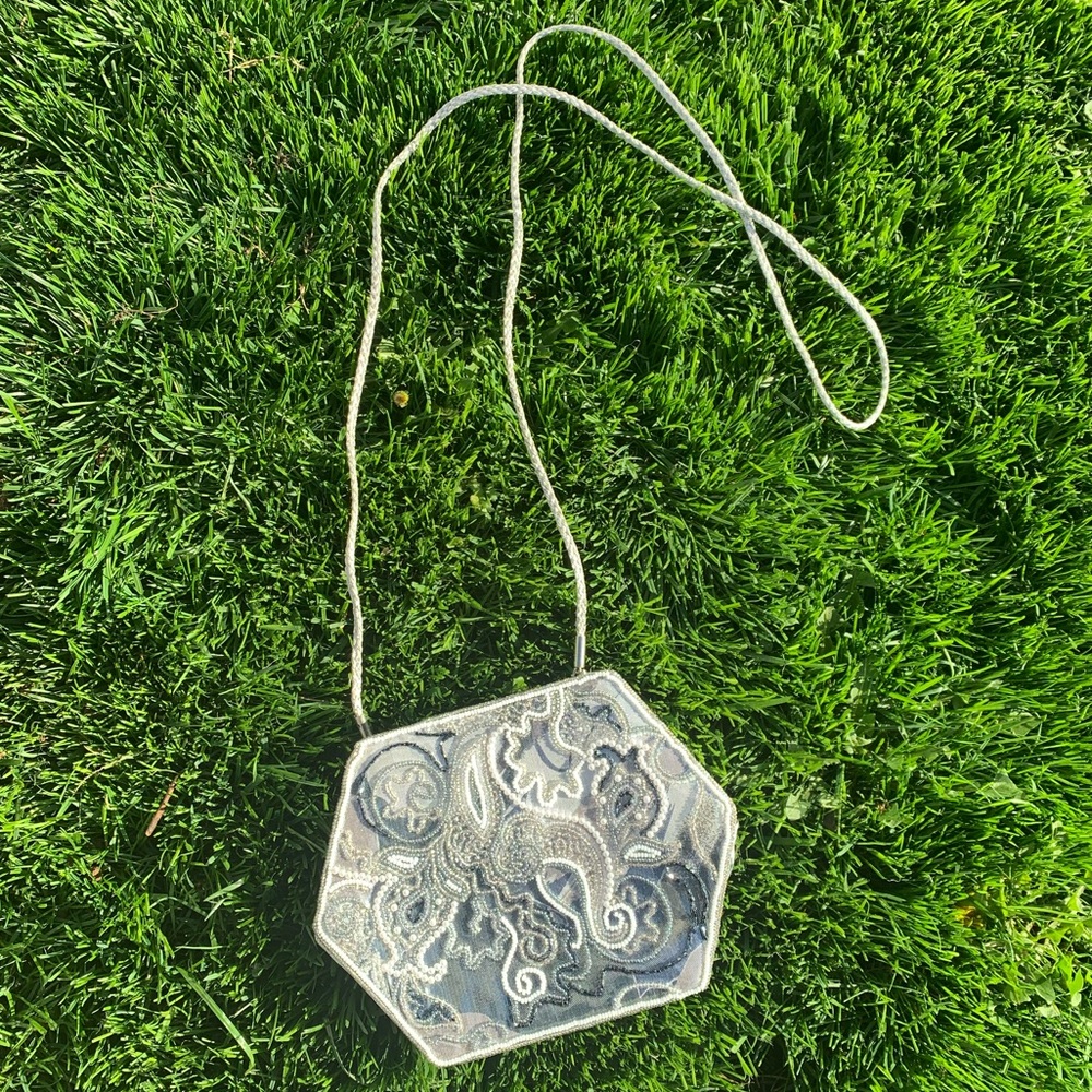 💚💚 Beautiful vintage HASHIMOTO evening bag!
